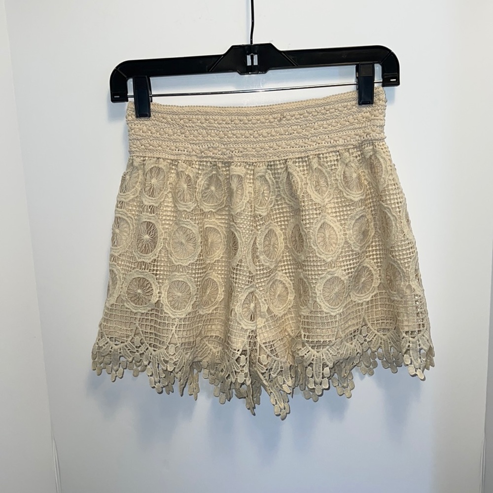 Lace shorts!